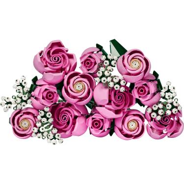 Imagem de LEGO® Buquê de rosas cor de rosa
