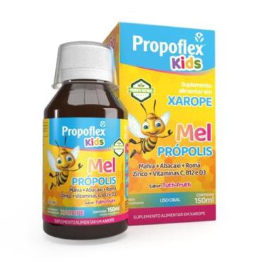Imagem de APISVIDA Xarope Mel e Própolis Propoflex Kids Sabor TuttiFrutti  150mL