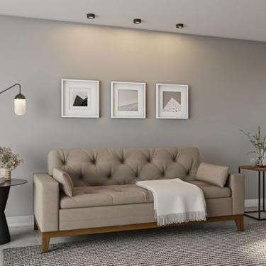 Imagem de Sofá 3 Lugares Las Vegas Suede Bege