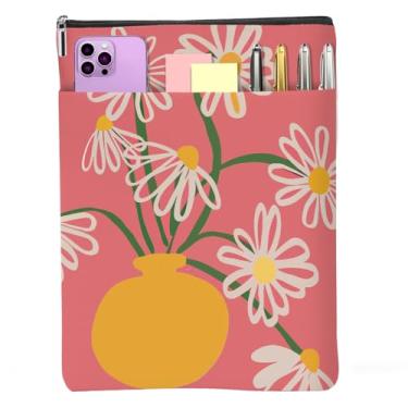 Imagem de Livros florais amantes presentes à prova d'água flor livro manga livro botânico livro protetor com zíper e bolso frontal livros capa capa capa para mulheres sobrinha aniversário livros presentes