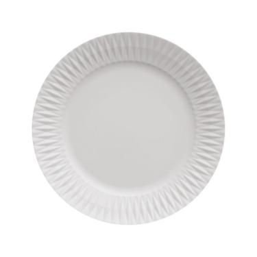 Imagem de Prato Raso Diamante Branco 27 cm
