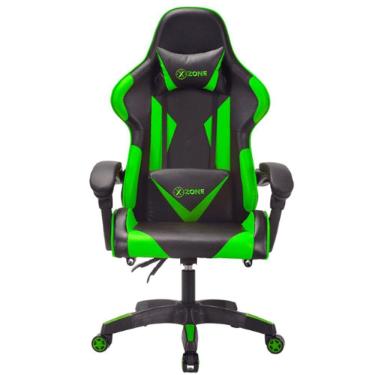 Imagem de Cadeira Gamer Reclinável Premium X-zone Cgr-01 Preta E Verde