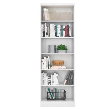 Imagem de Estante Para Livros Linus 1404 Branco - Qmovi