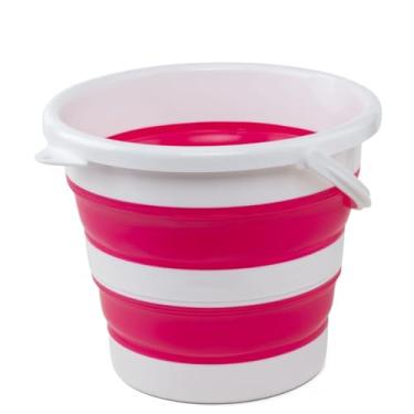 Imagem de Balde Retrátil 10L de Capacidade Rosa