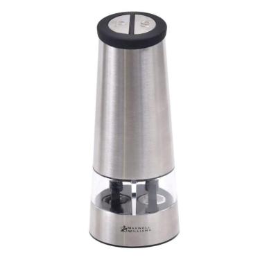 Imagem de Moedor Elétrico Sal E Pimenta Duplo Aço Inox Maxwell &