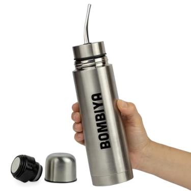 Imagem de BOMBIYA Auto Mate de aço inoxidável completo - Erva Mate Thermo tudo em um, Termo para mate todo en uno - Kit Mate Argentino, termo mate acero inoxidable - Substitua seu kit de erva mate pelo nosso