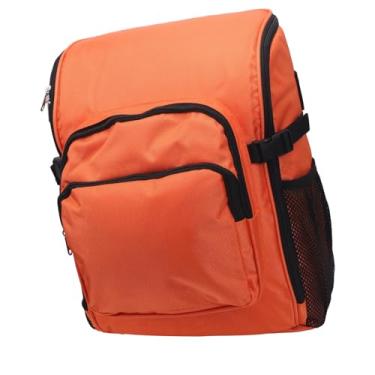 Imagem de FTVOGUE Mochila para Ferramentas de Limpeza de Grande Capacidade 45x32x19cm 1000D Oxford Pano Anti Respingos Suprimentos de Limpeza Profissionais Bolsa para Empresas de Limpeza (ORANGE)