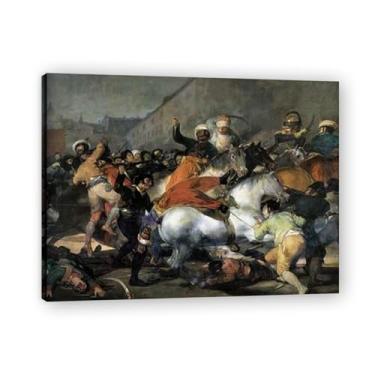 Imagem de LKXGRRSFG Tela de arte romântica Launch An AttackFrancisco De Goya - Inspirado pelo Mestre que moldou a arte moderna 20 x 26 cm sem moldura
