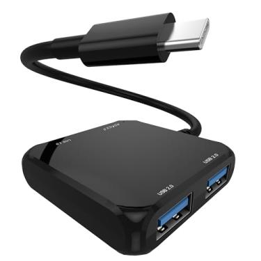 Imagem de Hub USB 4 em 1, estação de carregamento tipo C 2.0 PD 100W, USB-C compatível com MacBook Pro/Air/M1/M2/M3/iPad/iPhone 16 Pro Max/Galaxy S24
