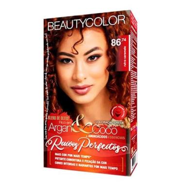 Imagem de Kit Coloração Ruivo Caramelo 86.74 - Beauty Color