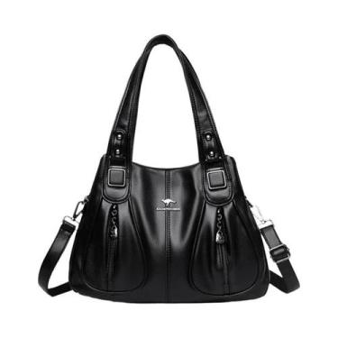 Imagem de Bolsa Tote Feminina de Couro Macio - Designer, Luxo e Alta Qualidade (