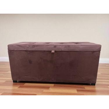 Imagem de Puff baú 1 metro decorativo com dobradiça com pistão á gás diversas co