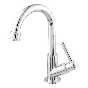 Imagem de Torneira Banheiro Lav. Mesa Bica Peq 1/4 Volta - Cromado C62