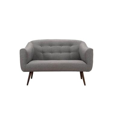 Imagem de Sofá Retrô Noruega 2 Lugares - Cinza