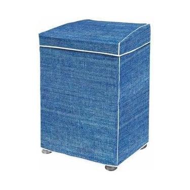 Imagem de Capa para Máquina de Lavar Roupas, Tamanho G, Material Jeans