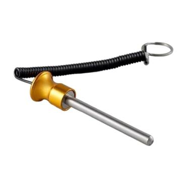 Imagem de menolana Inserção de pino de peso para exercícios em máquina de cabo com liberação rápida de corda de tração, ideal para academias de ginástica em hotéis e, Ouro