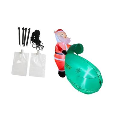 Imagem de Esquirla Decorações infláveis ​​de Natal com LED embutido, brinquedo inflável, enfeite para as festas de fim de ano, decoração natalina para jardim e