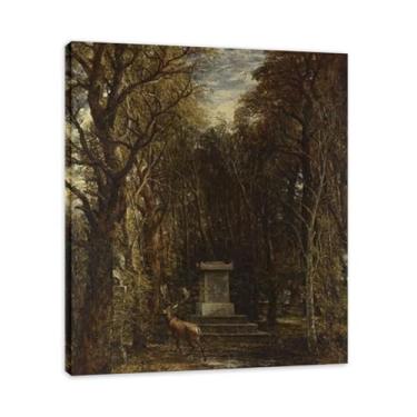 Imagem de Impressão em tela The Spirit Still ExistsJohn Constable: Royal Academy Artist, Classic 19th C British Landscape 50 x 59,9 cm emoldurada