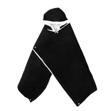 Imagem de Luocute Cobertor Elétrico Aquecido Com Capuz, Envoltório de Xale Aquecido de Flanela, 9 Níveis de Aquecimento 20-55 ℃, Com Design Removível para Fácil Lavagem, para Relaxamento No (Plugue UE)