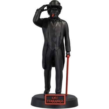 Imagem de Estátua Exu Ferrabrás Imagem Umbanda Candomblé (Cor Nox Sanguine)