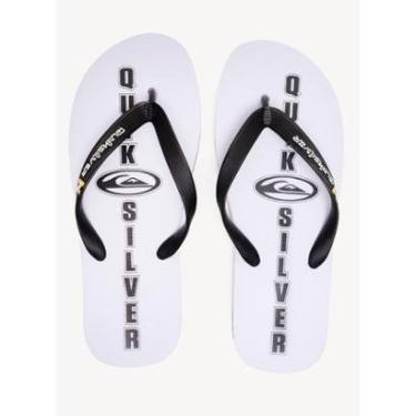 Imagem de Chinelo Quiksilver Molokai Operation Branco 37/-Branco-37/38-Masculino