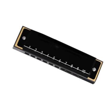 Imagem de Gaita profissional toca C chave 10 furos diatônica blues harmônica profissional harpa instrumento harpa fósforo bronze palheta