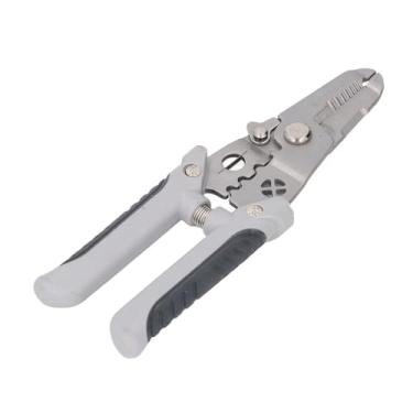 Imagem de WALFRONT Descascador de Fios, Eletricistas, Descascador de Fios, Alicate de Corte para 10-22 Awg, Ferramenta Manual Multiuso, Descascadores de Cabos