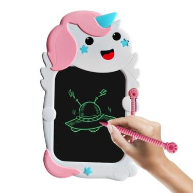 Imagem de Lousa Mágica 8,5 Polegadas Unicórnio Apaga com 1 Clique e Trava o Dese