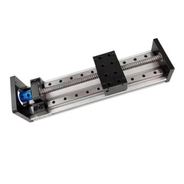 Imagem de S25HH0 SXG1204 Estágio deslizante com viagem de acoplamento 100-500 mm SFU1204 Guia linear de fuso esférico MGR12 para motor de passo Nema23 (100 mm)