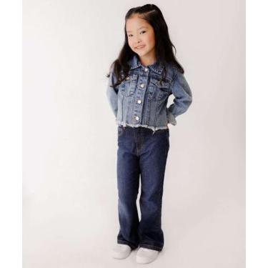 Imagem de Calça Jeans Flare Infantil Tam 4 a 10-55129 - Marisa, 10, Jeans
