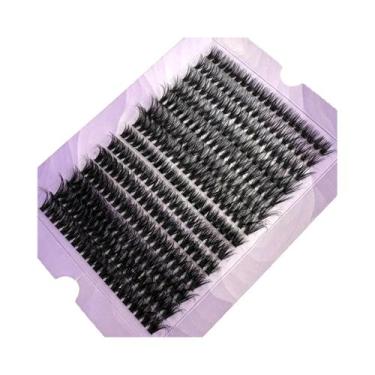 Imagem de Cílios Postiços 5D Fluffy Cluster Grossos 60D-160D 14 Fileiras Curvatu