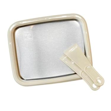 Imagem de Baoblaze Máquina de Sorvete Instantânea, Forma de Gelato Caseira Faça Você Mesmo com Espátulas, Ideal para Festas, Quintal, Cozinha, Quarto de Estudante e Casa, Bege