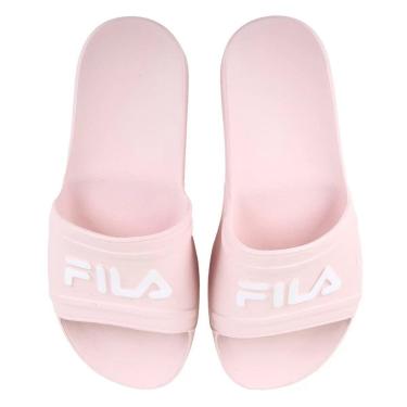 Imagem de Chinelo Slide Fila Sleek Feminino - Rosa+branco-Feminino