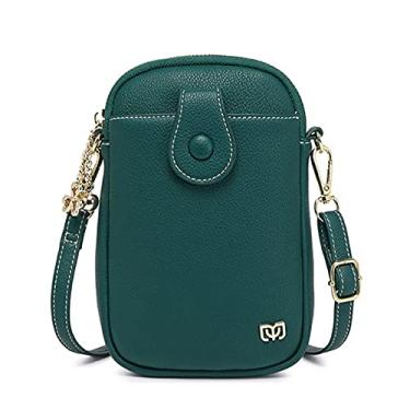Imagem de Bolsa Transversal Feminina com Bolso Padrão Sólido Bolsas Zíper de Ombro Multipropósito Carteira para Uso Diário Viagem Compras Leve