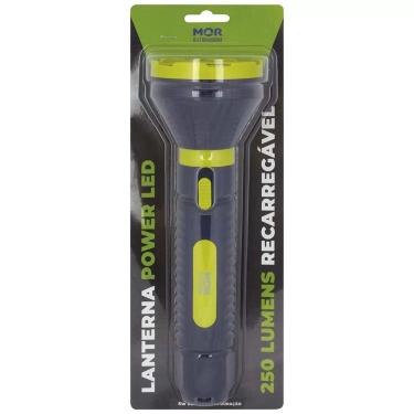 Imagem de Lanterna Power Led 250 Lumens Recarregável - Mor