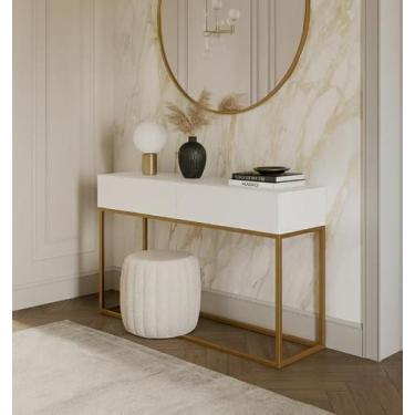 Imagem de Aparador Buffet Maitê 1.10m Estilo Industrial Para Hall de Entrada - A