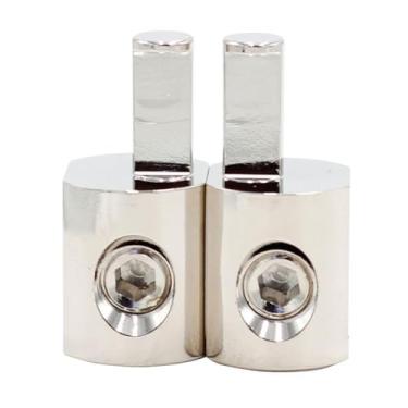 Imagem de Adaptador redutor de entrada do amplificador calibre 1/0 para redutor de fio de áudio estéreo para carro calibre 4