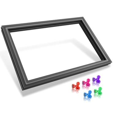 Imagem de Vedação de porta de congelador WR24X10185 atualizada compatível com GE Substituição da junta da porta do freezer WR24X10099 1169944 AP3861330 para reposição de vedação de porta de geladeira Hotpoint