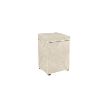 Imagem de Capa Protetora para Máquina de Lavar, PVC com Forro de Poliéster, 62x80x62cm, Compatível com Consul Facilite, Brastemp, Colormaq e Dako, 10-11kg