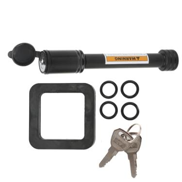 Imagem de Generic Pino de Aço Durável do Fechamento do Engate Reboque 5/8 "com Almofada Silenciador para a Segurança Portador da Bola de Reboque Caminhão Carro para Grandes Tratores, Caminhões, Barcos