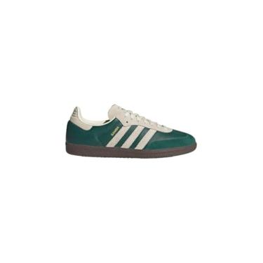 Imagem de adidas Tênis feminino multiesportivo para uso ao ar livre, Verde universitário/branco creme/goma, 43 BR