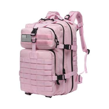 Imagem de Mochila Tática Grande De Nylon Impermeável 30L 50L Para Trekking, Pesc