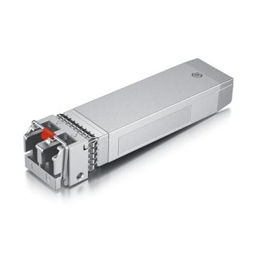 Imagem de Transceptor SFP+ 10GBase-ER, 10G 1550nm SMF, até 40 km, compatível com Cisco SFP-10G-ER, Meraki, Ubiquiti, Mikrotik, Netgear, D-Link, Supermicro, TP-Link, Broadcom, Linksys e mais.