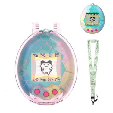 Imagem de Capa protetora para Tamagotchi Original – Capa rígida de policarbonato transparente para animal de estimação eletrônico original Tamagotchi, impermeável, à prova de suor, lavável, à prova de choque