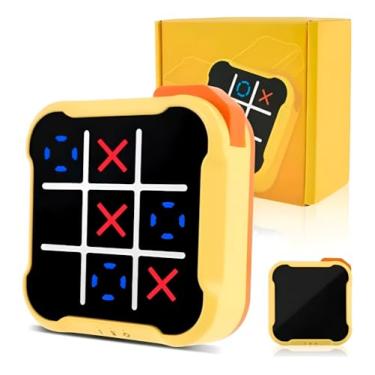 Imagem de Brinquedo Jogo Da Velha Eletronico Infantil Tic Tac Toe Puzzle Game Recarregavel Usb Kizumba
