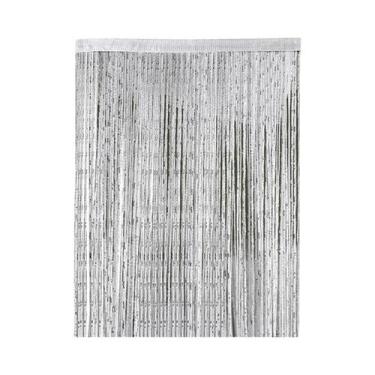Imagem de Cortina De Porta Com Franjas De Glitter Prateado, Fita Brilhante Para 