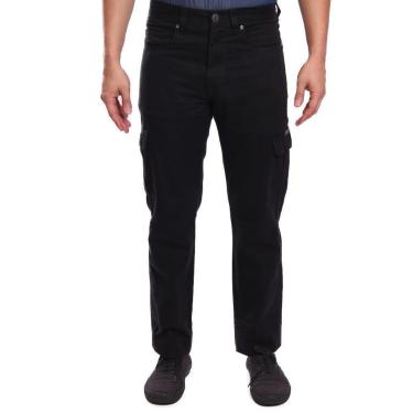 Imagem de Calça de Sarja R7Jeans Masculina Modelo Cargo 100% Algodão-Masculino