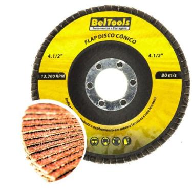 Imagem de Disco Lixa Flap 4.1/2 Grão 120  Classic Basic Beltools