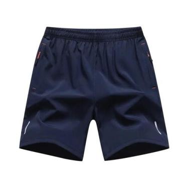 Imagem de Bermudas De Verão Masculinas Respirável Com Cintura Elástica Confortáv