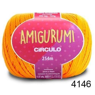 Imagem de LINHA AMIGURUMI 125 G COR 4146 GEMA - Fio de Algodão Mercerizado - Cír